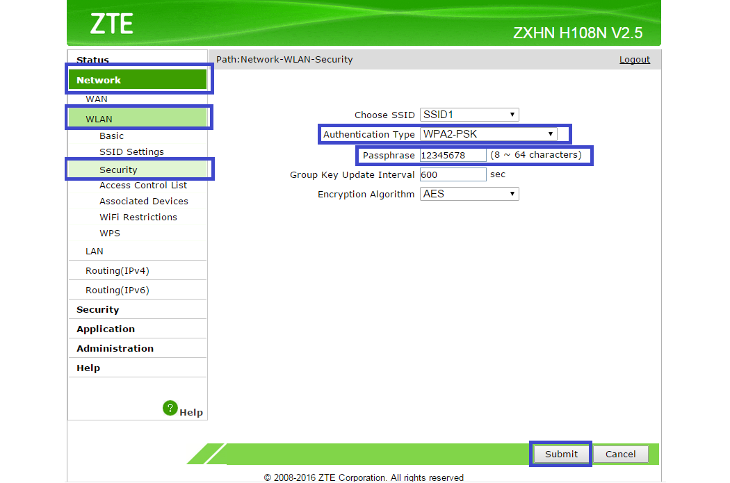 Wind Wifi Router Key